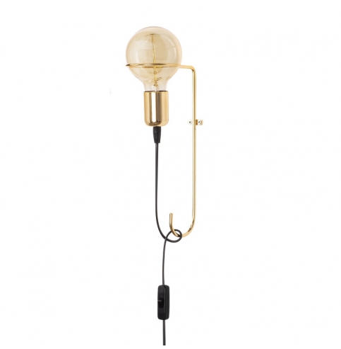 Aplique de Pared de estilo moderno \"Pota - 3662\" Oro 1xE27 Sin Bombilla [OPV-892OPV1226]