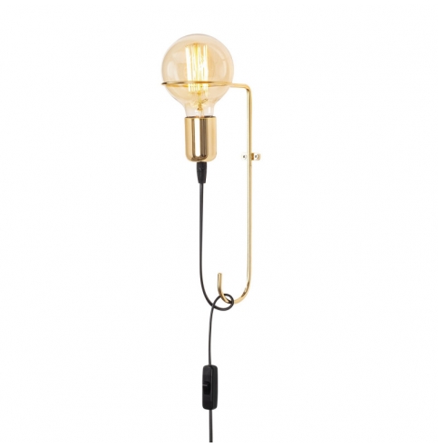 Aplique de Pared de estilo moderno \"Pota - 3662\" Oro 1xE27 Sin Bombilla [OPV-892OPV1226]