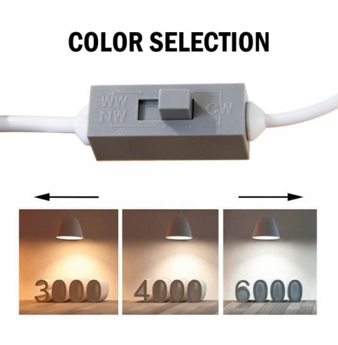Panel LED 595x595mm 40W 4400Lm CCT Temperatura Color Variable 30000H