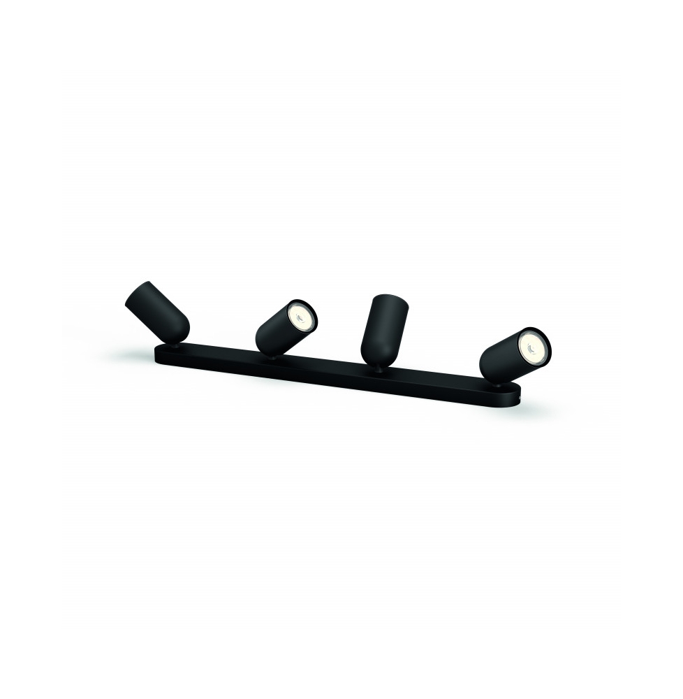 Aplique de Pared  Philips Pongee Negro  4xGU10 [PH-8718696164877]