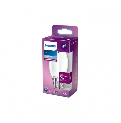 Bombilla LED Philips E14 B35  6.5W 806Lm 6500K [PH-929002028455]