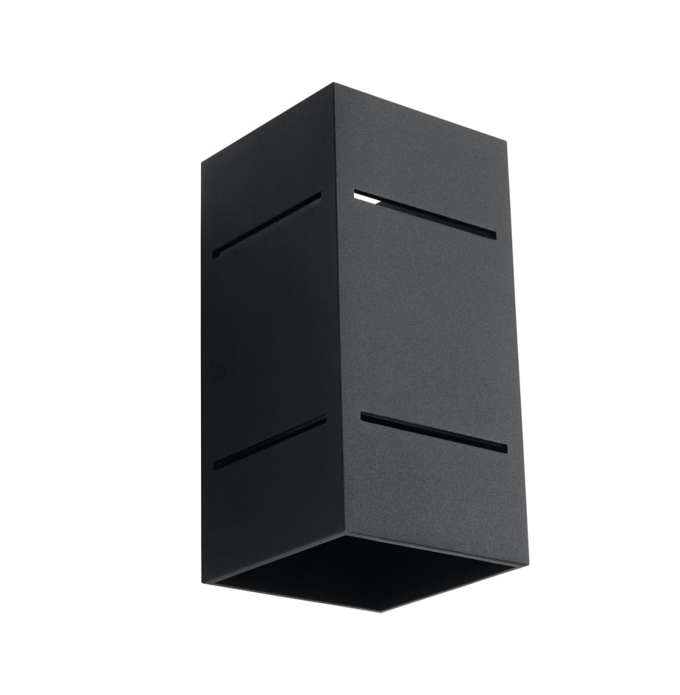 Aplique de Pared \"BLOCCO\" Negro IP20 1xG9 Sin Bombilla [SOL-SL.0478]