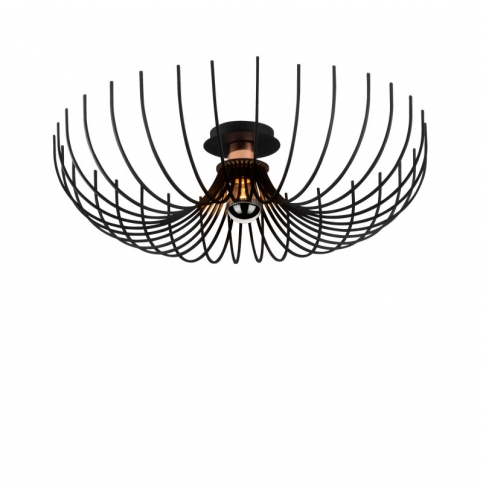 Lámpara de Techo de diseño \"Aspendos\" Negro 1 x E 27 Sin Bombilla [OPV-525NOR1294]