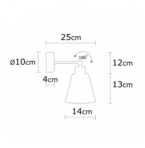 Aplique de Pared de madera \"Manavgat - N-619\" Amarillo 1xE27 Sin Bombilla [OPV-525NOR3137]