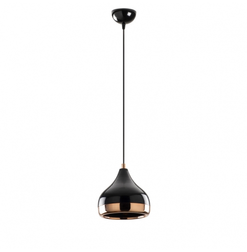 Lámpara Colgante \"Yıldo\" Negro/Cobre 1 x E 27 Sin Bombilla [OPV-892OPV1753]
