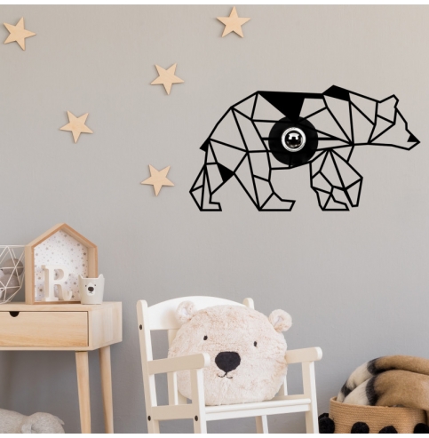 Aplique de Pared infantil \"601 - A\" Negro 1xE27 Sin Bombilla [OPV-526SHD1120]