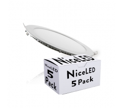 Pack 5 Placa de LEDs Circular 20W 1800Lm 30000H