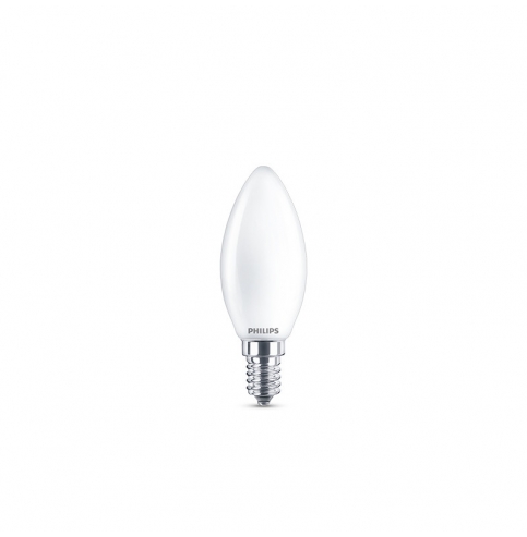 Pack 2 Bombilla LED Philips E14 B35  4.3W 470Lm 2700K [PH-929001345367]