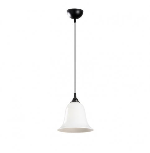 Lámpara Colgante \"Ediz\" Negro/Blanco 1 x E 27 Sin Bombilla [OPV-521SHN3213]
