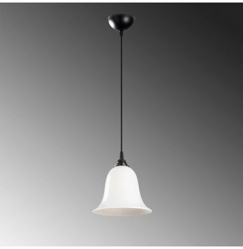 Lámpara Colgante \"Ediz\" Negro/Blanco 1 x E 27 Sin Bombilla [OPV-521SHN3213]