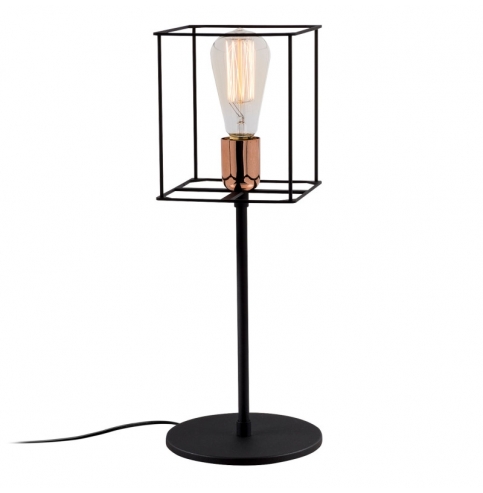 Lámpara de Mesa de estilo moderno \"Fellini\" Negro 2 x E 27 Sin Bombilla [OPV-527ABY2180]
