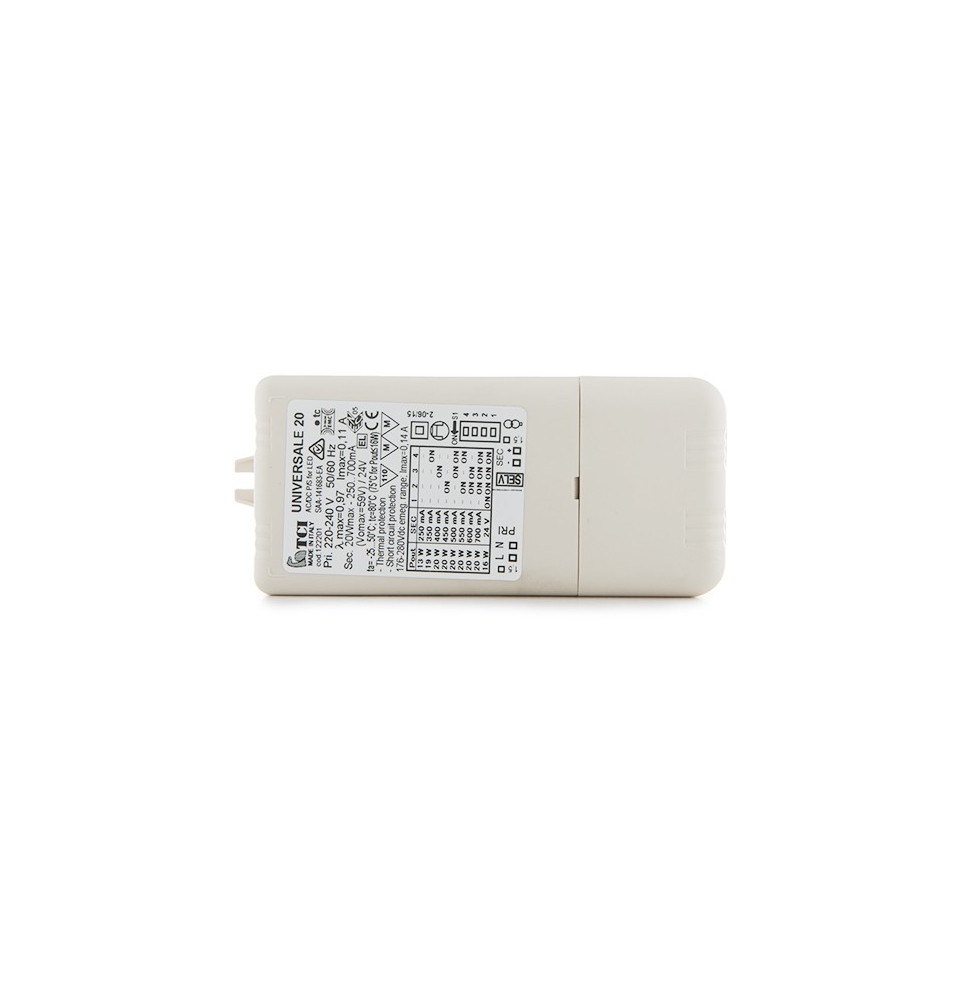 Driver LED No Dimable Tci 20W 350/500/700Ma