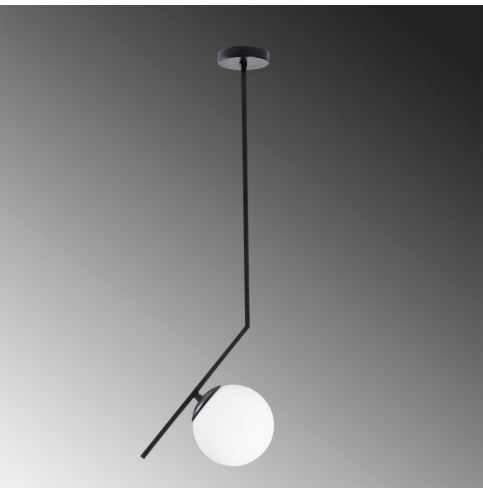 Lámpara Colgante \"Dolunay - 143-AV\" Negro 1xE27 Sin Bombilla [OPV-521SHN1129]