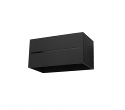 Aplique de Pared de estilo moderno \"LOBO MAXI\" Negro IP20 2xG9 Sin Bombilla [SOL-SL.0530]