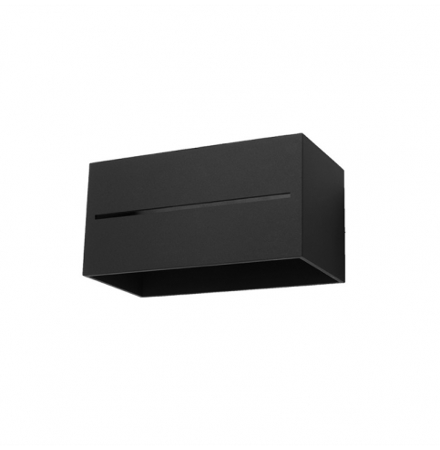 Aplique de Pared de estilo moderno \"LOBO MAXI\" Negro IP20 2xG9 Sin Bombilla [SOL-SL.0530]