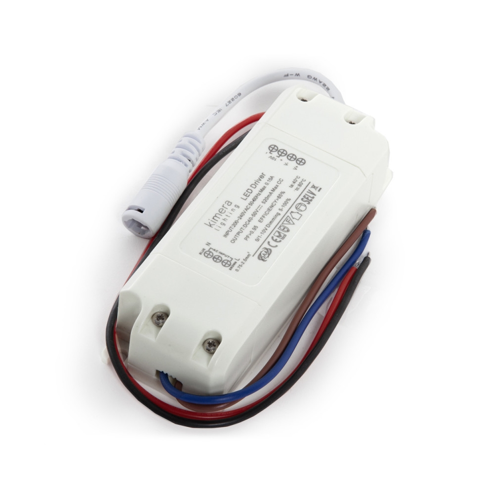 Driver LED 22W 40-50VDC 520mA Regulable 0/1-10V Downlight 22W-Kimera