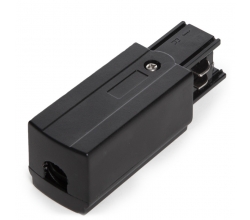 Conector Derecho  Trifásico  Negro