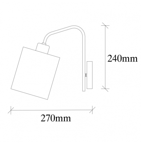 Aplique de Pared con pantalla \"Ve - 6012\" Niquel/Blanco 2xE27 Sin Bombilla [OPV-892OPV1274]