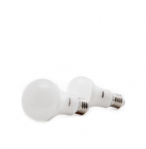 Bombilla de LEDs Philips 8W 806Lm E27 A60 (Blister 2 Unidades) - Blanco Cálido