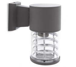 Aplique de Pared IP65 (Sin Lámpara) E27 Ø108Mm Negro Scarlett