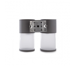 Aplique de Pared IP65 (Sin Lámpara) E27 Ø108Mm Gris Madison HO-WLIP65-E27-108-103 2