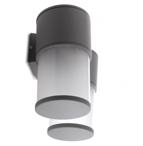 Aplique de Pared IP65 (Sin Lámpara) E27 Ø108Mm Gris Madison HO-WLIP65-E27-108-103