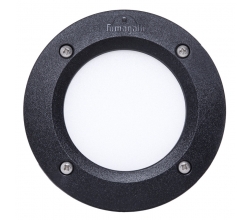 Lámpara de Pared Empotrada para Exterior Fumagalli Leti 100 Negro GX53 LED 3W Blanco Cálido Elizabeth