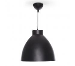 Lámpara Colgante Aluminio Ø 300Mm (Sin Bombilla) Negro Vanessa [SKD-P004-B] 2