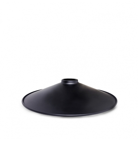 Disco Concavo Metálico Negro Ø30Cm (Portalámparas No Incluido) [AM-CA539]