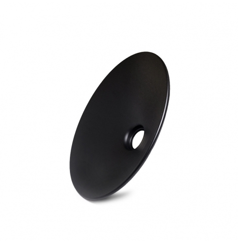 Disco Concavo Metálico Negro Ø30Cm (Portalámparas No Incluido) [AM-CA539]