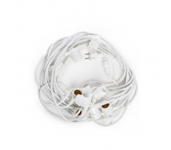 Cadena Luminosa Blanco 11 X E27 IP44 12,5M [AM-BT501]