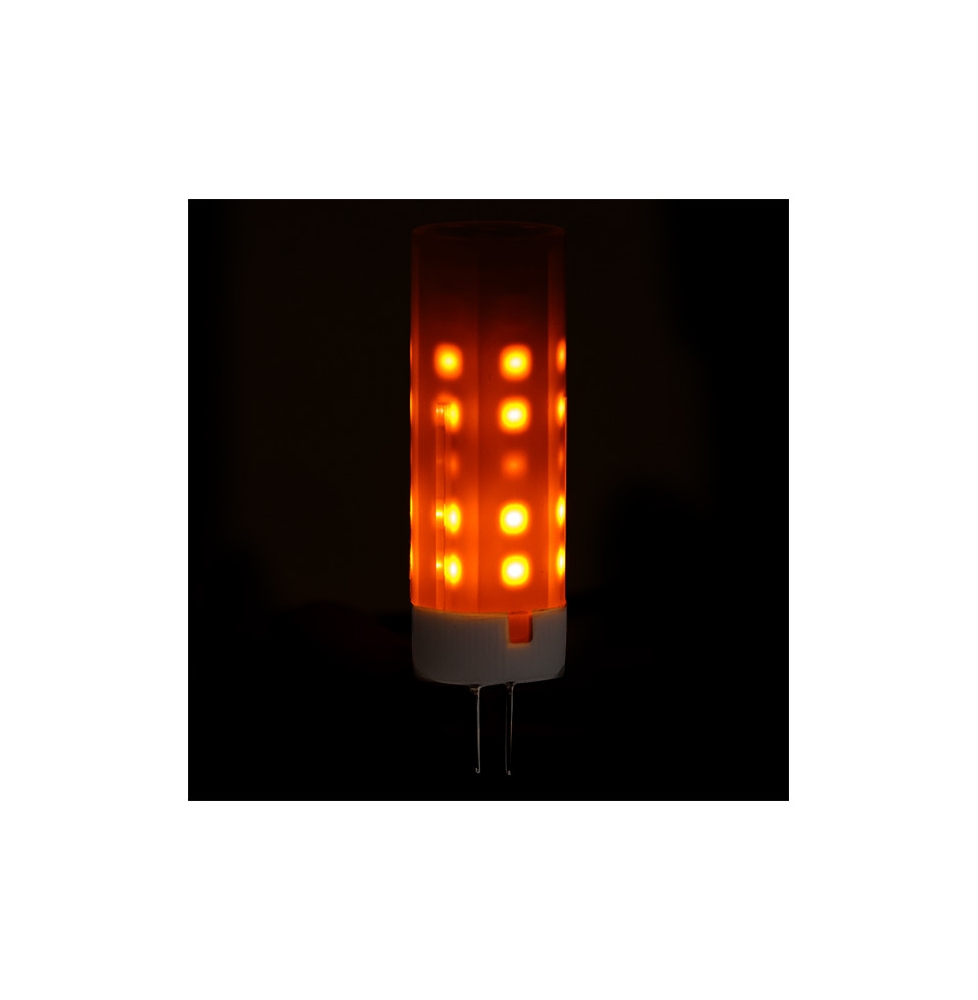 Bombilla LED Efecto Llama G4 2W 25000H
