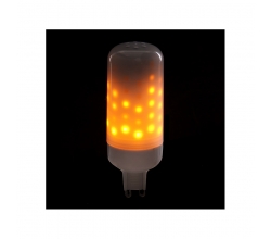 Bombilla LED Efecto Llama G9 3W 25000H
