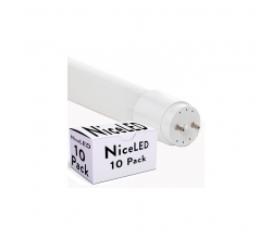 Pack 10 Tubo LED T8 Vidrio 1200Mm Apertura 300º 20W 1800Lm 25.000H
