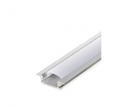 Perfíl Aluminio para Tira LED - Difusor Opal RL-A1708 x 2M