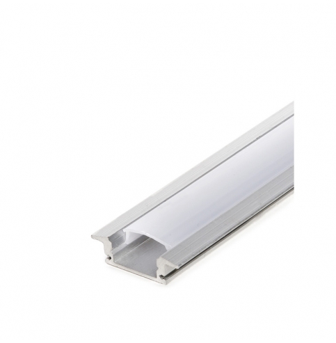 Perfíl Aluminio para Tira LED - Difusor Opal RL-A1708 x 2M