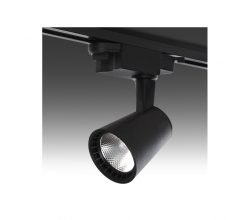 Foco Carril LED Monofásico Negro 15W 1200Lm 30.000H Jasmine