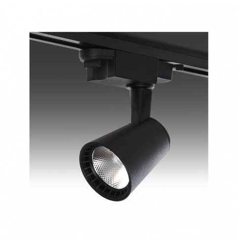 Foco Carril LED Monofásico Negro 15W 1200Lm 30.000H Jasmine