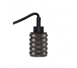 Pendel 2M - Cable Negro - Portalámparas E27 Negro - Rosetón Negro 100Mm [AM-AT661] 2