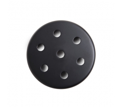 Rosetón Metálico Negro Ø 100Mm - 7 Agujeros [AM-AR090] 2