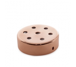 Rosetón Metálico Cobre Ø 100Mm - 7 Agujeros [AM-AR095]