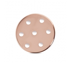 Rosetón Metálico Cobre Ø 100Mm - 7 Agujeros [AM-AR095] 2