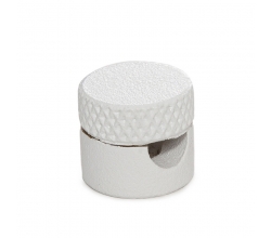 Sujetacables Metálico Blanco 15Mm -Agujero 8Mm [AM-AR101]