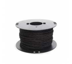 Cable Trenzado 2 X 0,75 Negro   X 1M [AM-AX360]