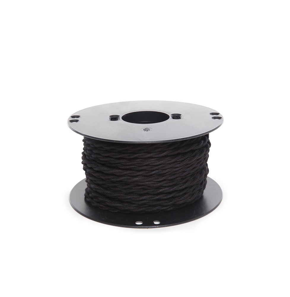 Cable Trenzado 2 X 0,75 Negro   X 1M [AM-AX360]