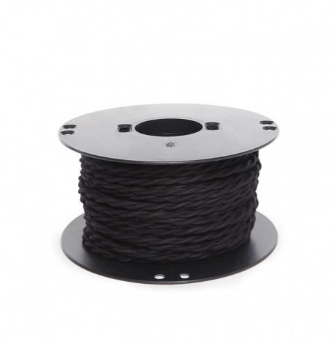 Cable Trenzado 2 X 0,75 Negro   X 1M [AM-AX360]