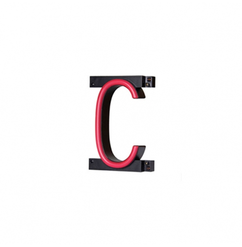 Letra LED Neon C Ancho 100Mm Alto 161Mm Fondo 38Mm