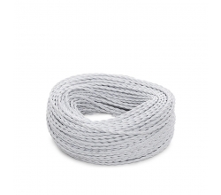 Cable Trenzado 2X0,75 Blanco  X 1M [SKD-CT275-WHITE]