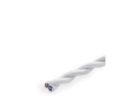 Cable Trenzado 2X0,75 Blanco  X 1M [SKD-CT275-WHITE] 2