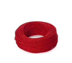 Cable Trenzado 2X0,75 Rojo  X 1M [SKD-CT275-RED]